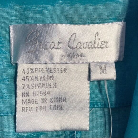 Great Cavalier Formal Jacket MEDIUM Aqua NWT - Picture 6 of 8